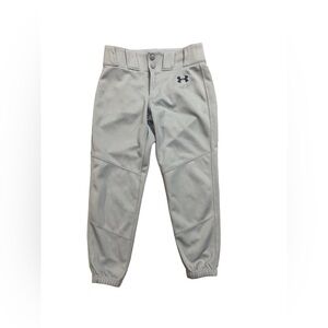Under Armour Kids Light Gray Baseball Pants